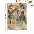 thumbnail image 3 of Vintage Fashion Beach Art Print, Retro Women Coastal Art for Living Room Bedroom Hotel Cafe Office, 3 of 8