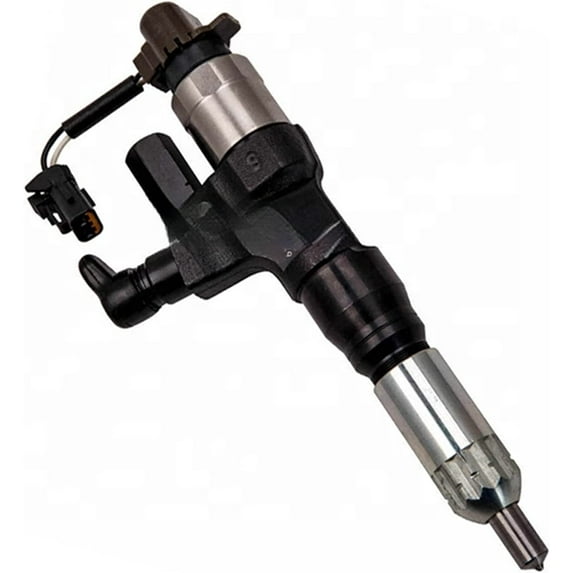 Seapple New Diesel Fuel Injector 095000-6593 Compatible with Hino J08E 3.8L 4.7L 5.0L 6.5L 7.7L Kobelco SK200-8 SK350-8 SK300-8 SK330-8 Excavator