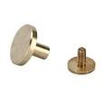thumbnail image 4 of 10 Sets Book Binding Screw, DIY Ledger Rivets with 10 Sets Metal Stud Rivets Disassemble Sturdy Rivets with 10 X Screw for Leather Bracelets 13x18mm,6.5x7mm, 4 of 7