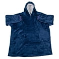 thumbnail image 2 of Cozy Soft Comfortable Sherpa Hoodie Sweatshirt - Oversized Blanket Sweatshirt Hoody - Hooded, Large Pocket, Reversible - Warm And Luxurious Plush Sherpa & Microfiber - Premium Edition - Blue, 2 of 7