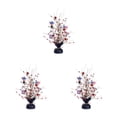 thumbnail image 3 of Cateissary Diseñado para cualquier habitación Árbol artificial para una decoración versátil del hogar Árbol artificial con estrellas y bayas Type1 NO1, 3 of 6