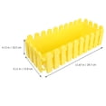 thumbnail image 2 of Ferencaa 2Pcs Flower Window Box Fence Planter Box Decorative Planting Pot Rectangular Flower Container, 2 of 10