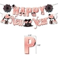 thumbnail image 2 of 2026 New Year Themed Party Decorations: Rose Gold Balloon Set with Flags and Signs, 2 of 3