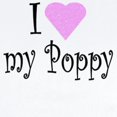 thumbnail image 2 of CafePress - I Love My Poppy Infant Creeper - Baby Light Bodysuit, Size Newborn - 24 Months, 2 of 4
