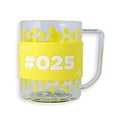 thumbnail image 3 of Just Funky Official Pokémon Pikachu Glass Yellow Coffee/Tea Mug with Silicone Sleeve, 16 oz, 3 of 4