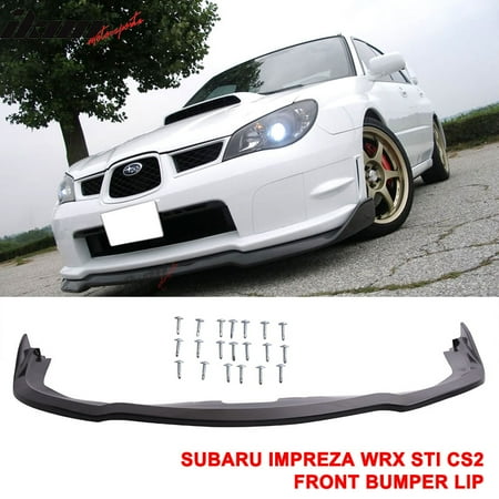 2007 Subaru Impreza Wrx >> Fits 06 07 Subaru Impreza Wrx Sti Cs2 Front Bumper Lip Splitter Pp 2007 Subaru Impreza Wrx >> Fits 06 07 Subaru Impreza Wrx Sti Cs2 Front Bumper Lip Splitter Pp