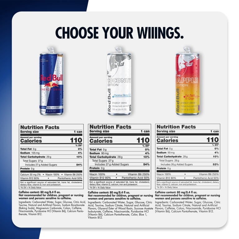 Red Bull Energy Drink 11 Flavor Advent Variety Pack, 8.4 fl oz, 24 Pack photo 8
