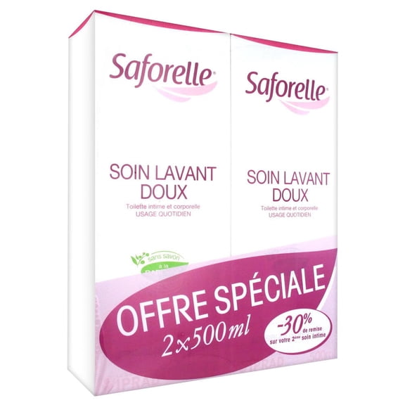 Saforelle Gentle Cleansing Care 2X500ml