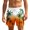 Z01-Orange, variant on Kcolen Men Swim Trunks Elastic Waist Drawstring Board Shorts Light Upf Rash Guard Shorts for Men Soft Compression Liner Summer Beach Swimming Shorts for Men