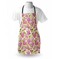 thumbnail image 3 of Shabby Chic Apron Organze Rose Like Flower with Leaves Branches Image Print, Unisex Kitchen Bib Apron with Adjustable Neck for Cooking Baking Gardening, Baby Pink Lilac Pale Green Cream, by Ambesonne, 3 of 3