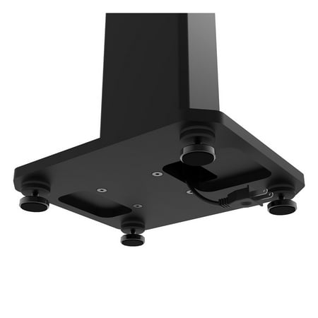 Kanto - 26" Tall Fillable Bookshelf Speaker Floor Stands (Pair) - Black