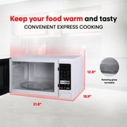 Magic Chef MCM1611W 1.6 Cu Ft Countertop Microwave Oven, 1100 Watts, White
