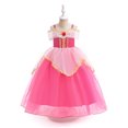 thumbnail image 1 of Vestido de Navidad para niños, disfraz para niña, vestido para niña, vestido de princesa de la Bella Durmiente, vestido de malla, 1 of 5