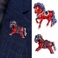 thumbnail image 2 of Visland Broche Épingle Strass Incrustés Design Cheval Épingles Chandails Chapeaux Sacs Col Broche Accessoire, 2 of 7