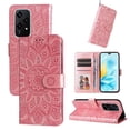 thumbnail image 1 of Funda tipo cartera GANGXUN para Honor 200 Lite 5G , diseño girasol, cuero PU, soporte, cierre magnético, tarjetero, 1 of 5