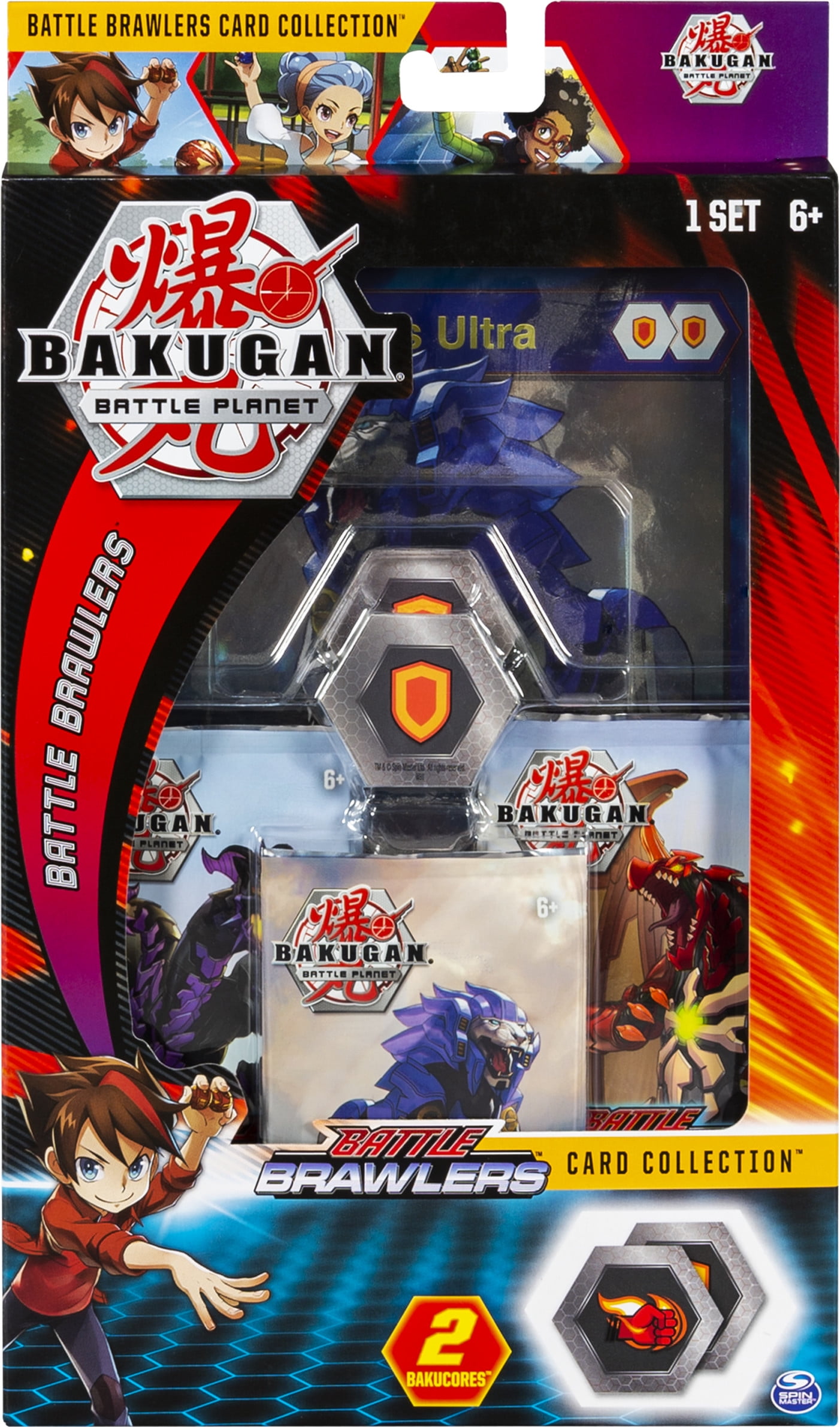 Dragamonz Dragon Multi 3-Pack, Collectible Figure And Trading Card 