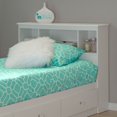 thumbnail image 1 of South Shore Crystal Twin Bookcase Headboard (39 in.), White, 1 of 8