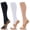 Brown Black White, variant on 3 Pairs Copper Compression Socks for Women & Men Circulation 15-20 mmhg - Better Blood Flow, Swelling, Best Support for Medical, Running, Nursing