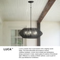 thumbnail image 5 of Hinkley Lighting - Luca - 25W 5 LED Medium Outdoor Chandelier In Coastal, 5 of 7