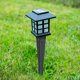 thumbnail image 1 of HOOWIFFY Replacement Metal Ground Stake Spike for Solar Light Grey Weatherproof and Stable, 1 of 6