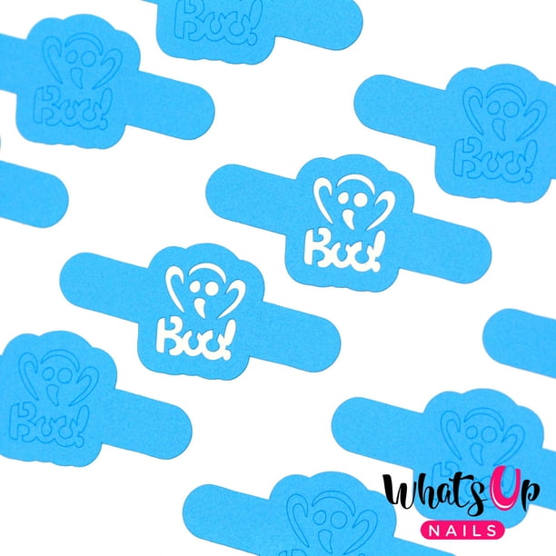 Download Whats Up Nails - Boo! Vinyl Stencils Nail Art Design ...
