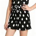 thumbnail image 2 of Amidoa Girls Shorts Casual Summer Elastic Waist Ruffle Soft Shorts for Kids Black Size 3T, 2 of 7