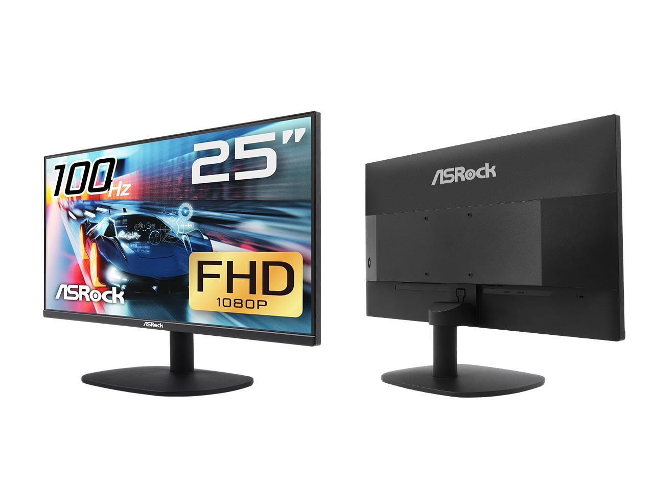 ASRock 25 (24.5 viewable) 100Hz (Max.) IPS FHD Gaming Monitor FreeSync  (AMD Adaptive Sync) 1920 x 1080 sRGB 99% Challenger CL25FF 