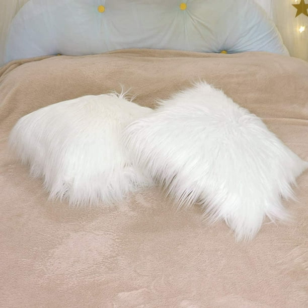 Cpdd Fluffy Throw Pillows Set of 2
