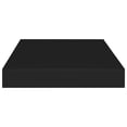 thumbnail image 5 of Charmma Floating Wall Shelf Black 15.7"x9.1"x1.5" MDF, 5 of 9