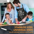 thumbnail image 5 of KRKZ 35-Piece Stainless Steel BBQ Tool Set - Gray Ultimate Grilling Accessories w/Shovel & Brush, 15x12x4in for Outdoor Cooking, 5 of 11