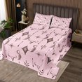 thumbnail image 2 of Erosebridal Boho Aztec Bedspread Sets King Size, Pink Bed Quilt, Sheep Skeleton Decor 3 Pieces, 2 of 5