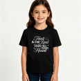 thumbnail image 2 of Girls Graphic Tees Trust In The Lord Kids T Shirt Christian Faith 100% Cotton Short Sleeve Soft Tops 4-13Y, 2 of 5