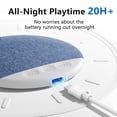 thumbnail image 2 of Pillow Speaker for Sleeping, Bluetooth Under Pillow Speaker with White Noise & Sleep Timer, Ultra-Thin Bed Speaker for Side Sleepers, 48H Battery Life for Adult Kids, 2 of 8