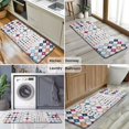 thumbnail image 6 of Colorful Geometric Diamond Pattern Kitchen Rug Mat,Kitchen Runner Rugs Non Skid Washable,Decorative Kitchen Floor Mats for Kitchen,Sink,Laundry,17"x47.2", 6 of 7