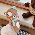 thumbnail image 3 of Phone Case for iPhone 13 Pro Max Case Cute iPhone Case Kawaii Phone Case Bear Fun Cartoon iPhone Case with Keychain Soft Silicone Anti-Drop, 3 of 5