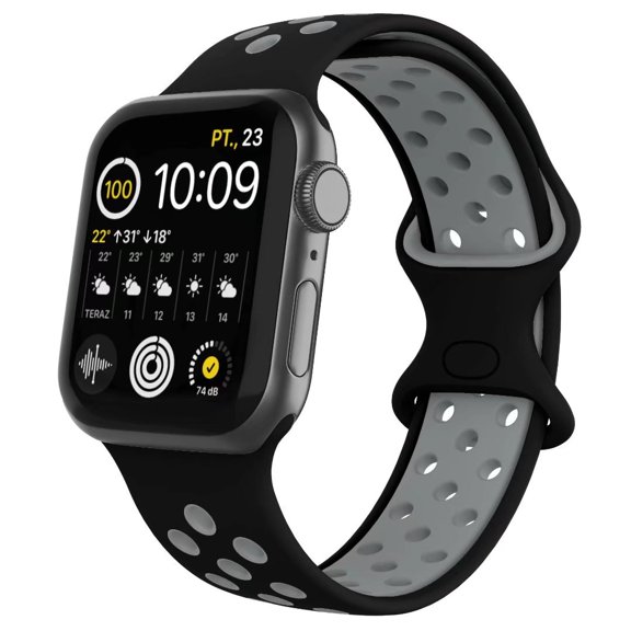 iGK Compatible for Apple Watch Band 38mm 40mm 42mm 44mm Wristbands Women Men, Soft Silicone Sport Replacement Bands Strap Compatible for iWatch Apple Watch Series 7/6/5/4/3/2/1/SE