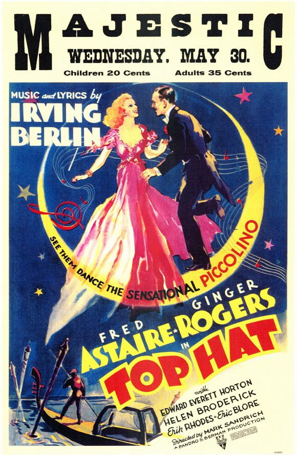 top hat poster