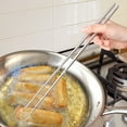 thumbnail image 3 of justharion 1 Pair Stainless Steel Solid Long 36cm Chopsticks Reusable Handheld Kitchen Non-slip Cooking Tool, 3 of 8