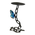 thumbnail image 2 of Candelabro de cadena con forma de mariposa, centro de mesa, decoración del hogar, adorno decorativo Mariposa azul, 2 of 9