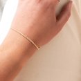thumbnail image 2 of Dainty Gold Ball Bracelet, 2 of 3