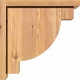 thumbnail image 3 of 7 1/2"W x 14"D x 14"H Alpine Smooth Corbel w/Backplate, Western Red Cedar, 3 of 9