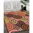 thumbnail image 3 of Ahgly Company Machine Washable Indoor Rectangle Transitional Bronze Brown Area Rugs, 7' x 9', 3 of 7