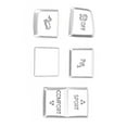 thumbnail image 1 of Couvercle de Bouton de Mode de Conduite, 5pcs Conduite Mode Bouton Voiture Décoration Intérieure Mode de Conduite Bouton Autocollant Design Rationalisé, 1 of 14