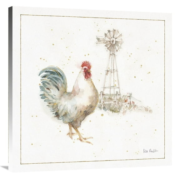 Global Gallery's 'Farm Friends XI' By Lisa Audit Stretched Canvas Wall Art