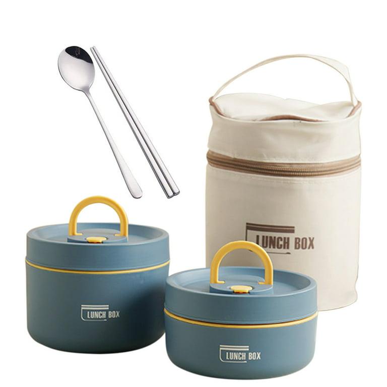 Box Containers Set-Bento Box Adult Lunch Box,Portable Insulated