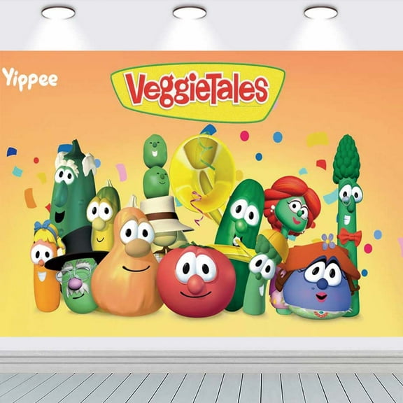 VeggieTales in the House school Taspestry Wall Decor Background Backdrop Party Supplies Banner Poster Decor Decorations