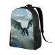 thumbnail image 2 of Disketp Cloud Sky Green Dragon Mochila Unisex de Apertura Lateral Completa, Mochila para Laptop para Escuela, Trabajo y Viajes, 2 of 8