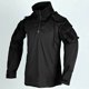 thumbnail image 5 of pstuiky manga larga de hombre, Camiseta deportiva de manga corta con cuello alto para hombre, color liso, para entrenamiento al aire libre camisetas de hombre s, 5 of 8