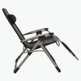thumbnail image 2 of Kamp-Rite Outdoor Folding Reclining Zero Gravity Chair w/Pillow, Gray/Black, 2 of 4