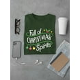 thumbnail image 3 of Full Of Christmas Spirits T-Shirt Men -Smartprints Designs, Male x-Large, 3 of 4